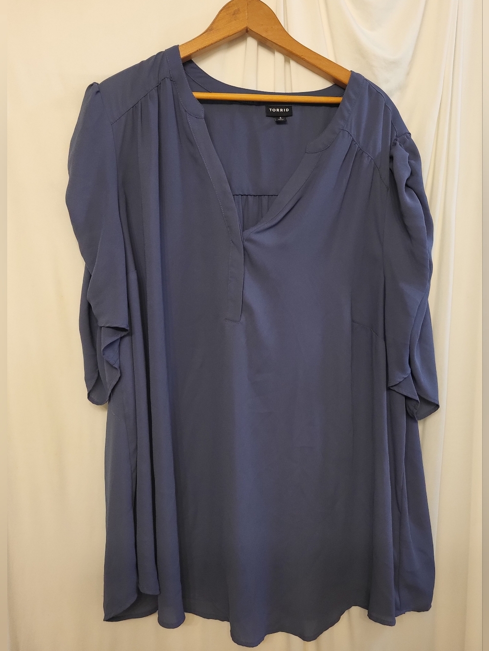 torrid Dusky Lavender V-Neck Tunic